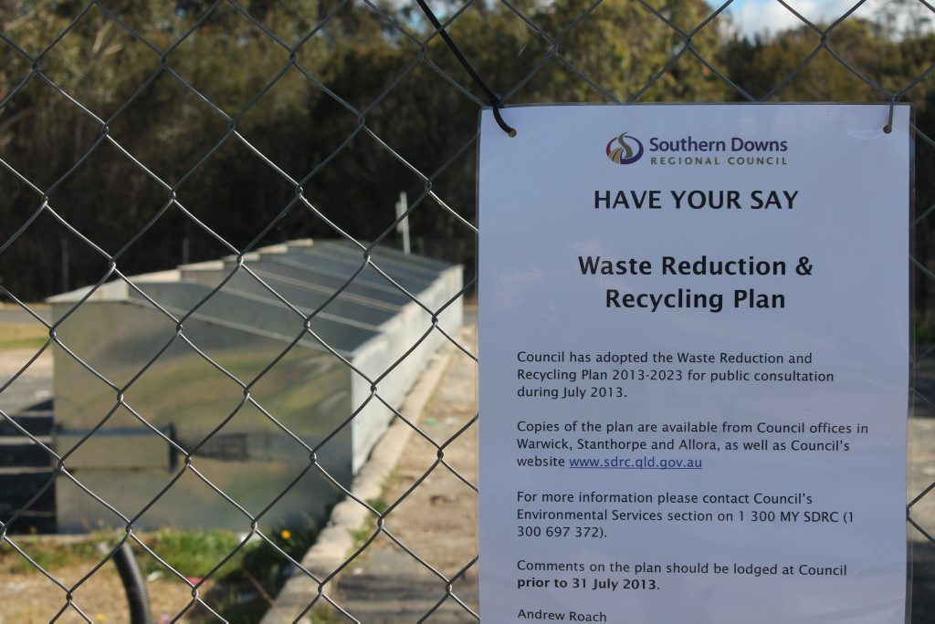 Southern Downs Regional Council will close its tip at Thulimbah and open a new one at The Summit.